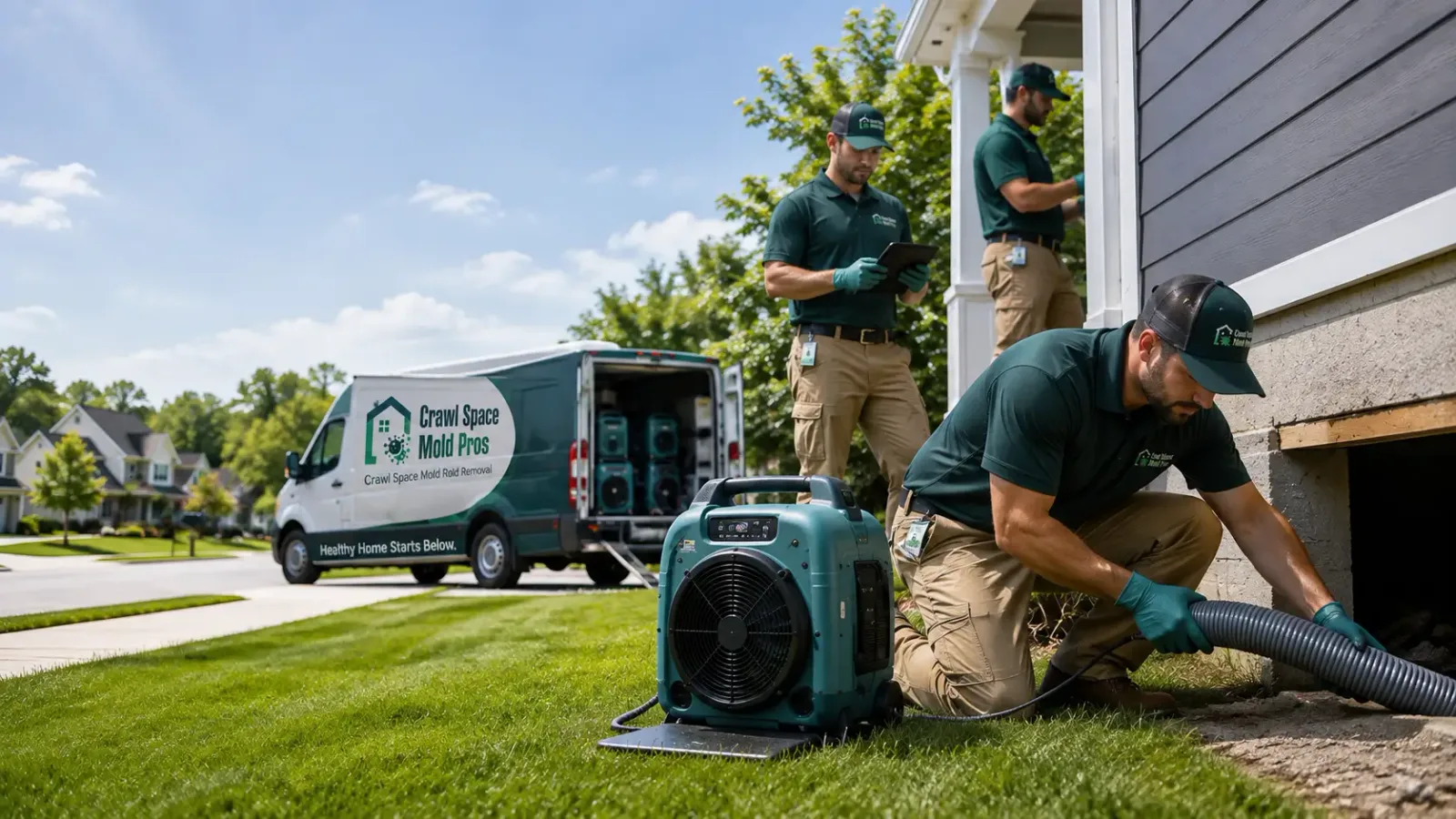Crawl Space Mold Removal in Sheridan, TX